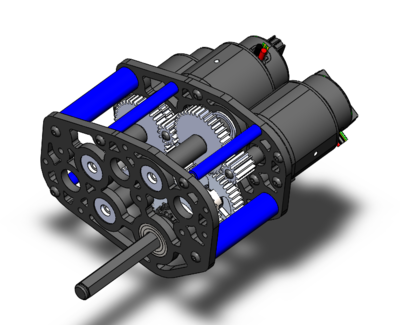 【差減變速器】Leadership齒輪箱3D數(shù)模圖紙 Solidworks設計