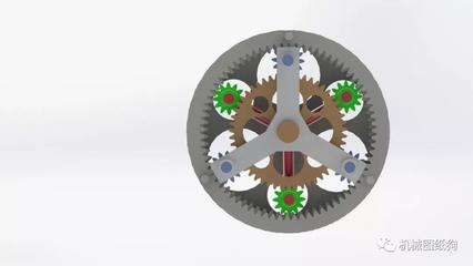 【差減變速器】planetary gears行星齒輪演示結(jié)構(gòu)3D圖紙 Solidworks設(shè)計